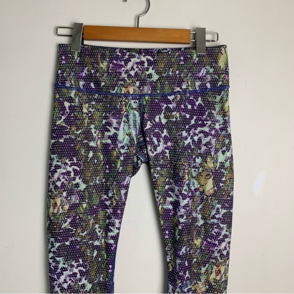 Lululemon Athletica Wunder Under Iris Full Length Leggings Women's Size 8 - Picture 2 of 9